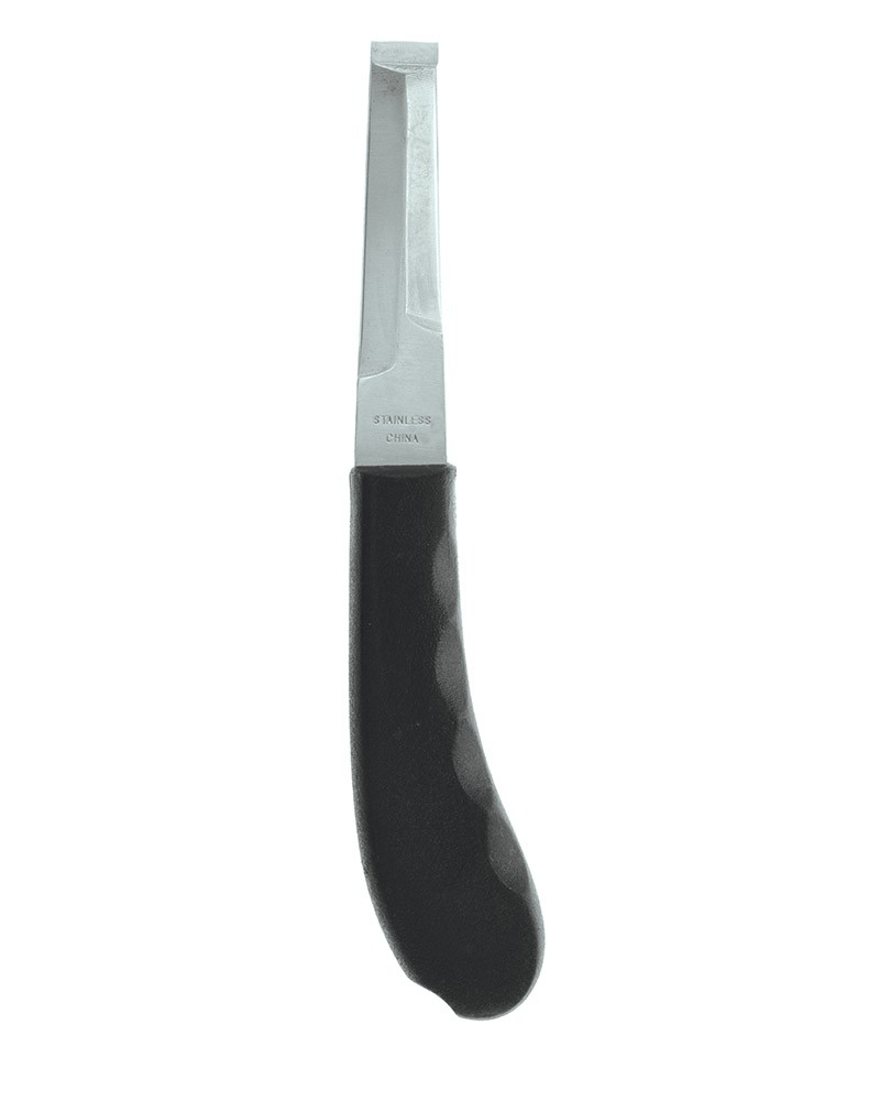 Hoof knife with double edge