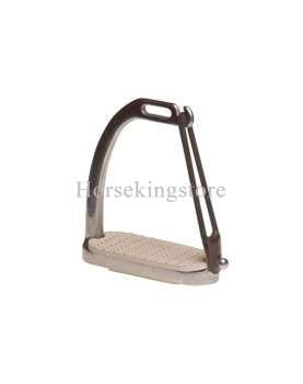 Stainless steel peacock security stirrups