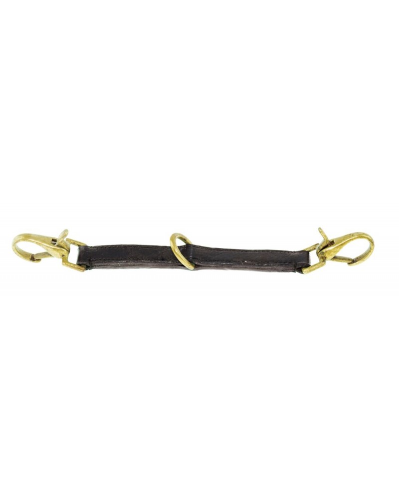Leather lead attachment for halter