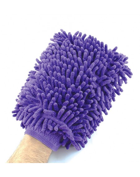 Double sided chenille glove