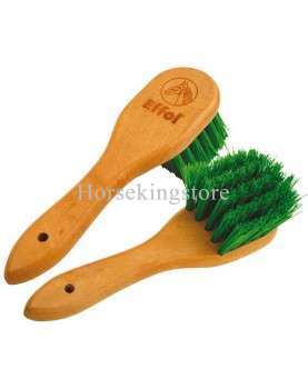 Effol wooden hoof brush with handle