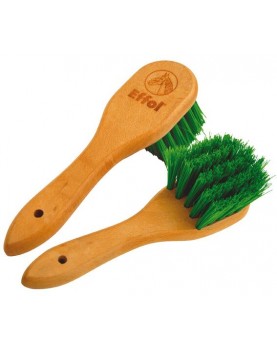 Effol wooden hoof brush with handle