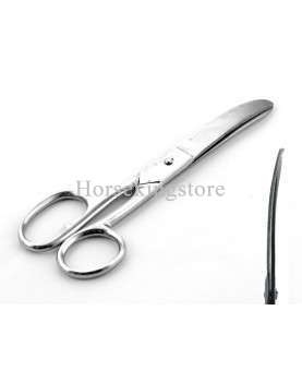 Scissors with curved blade Stainless steel.