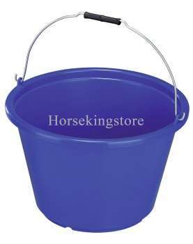 Plastic bucket with handle
