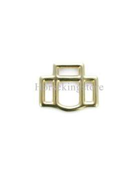 Brass halter square 3-way