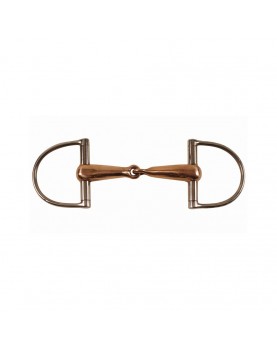 Hollow copper mouth dee ring bit 21 mm