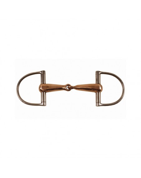 Hollow copper mouth dee ring bit 21 mm