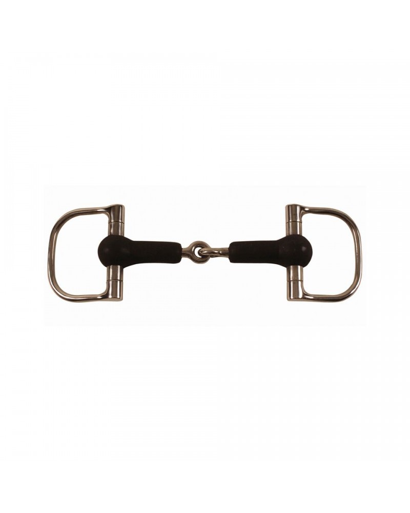 Rubber mouth dee ring bit 20 mm