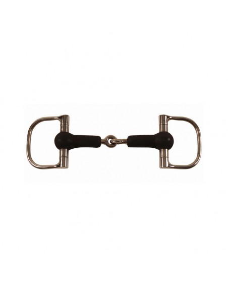 Rubber mouth dee ring bit 20 mm