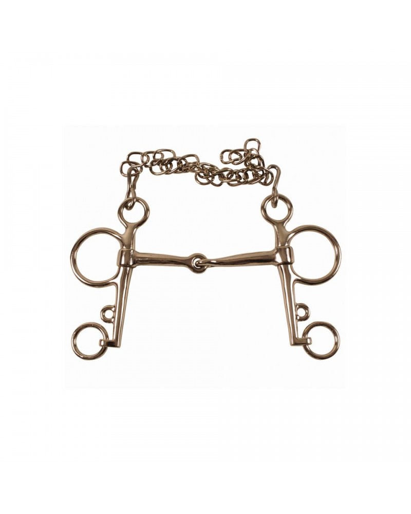 Solid mouth pelham bit 14 mm x 70 mm