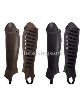 Mini leather chaps with gel insert