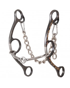 Diamond Long Shank O RING SQUARE SNAFFLE Sherry Cervi