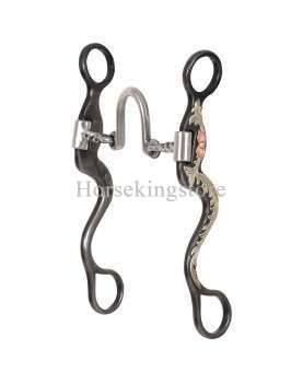 Professional Series 8" Cavalry Cheek PORTED TWISTED WIRE