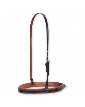 Chocolate Harness Leather Noseband Martin Saddlery