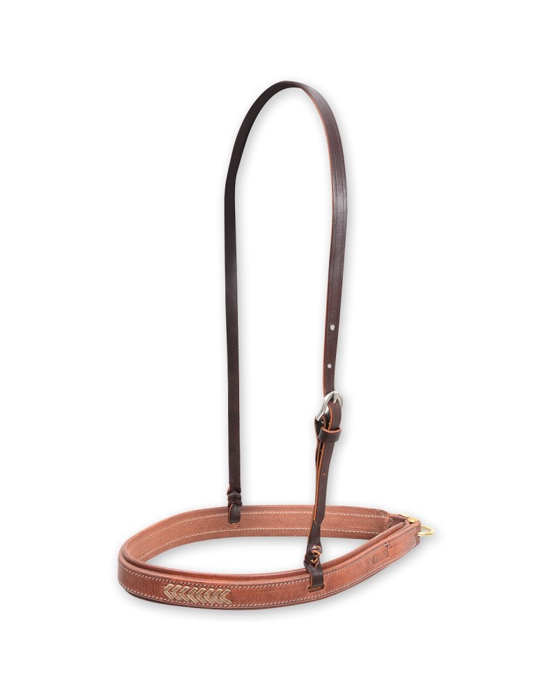Rawhide Laced Leather Noseband Martin Saddlery