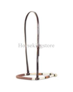 DOUBLE ROPE NOSEBAND WITH LEATHER COVER Martin Saddlery