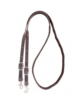 3/4" LATIGO ROPING REIN: 5 PLAIT Natural Martin Saddlery