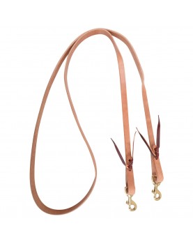 5/8" HARNESS ROPING REIN Natural Martin Saddlery
