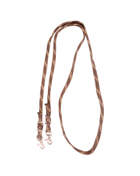 BRAIDED NYLON ROPING REINS Martin Saddlery
