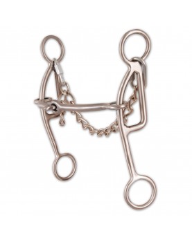LES VOGT SHANK O RING SAFFLE BIT Classic Equine [CLONE]