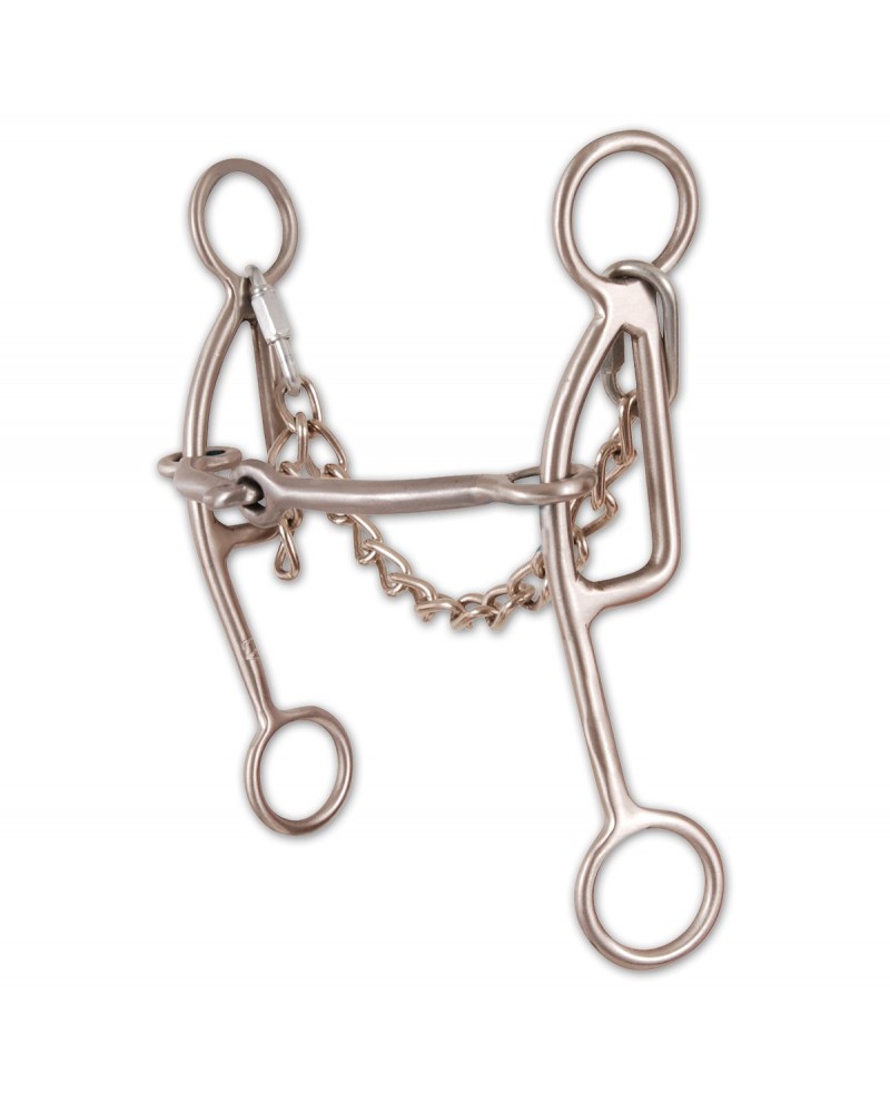 LES VOGT SHANK SNAFFLE BIT Classic Equine LES VOGT SHANK SNAFFLE BIT Classic Equine