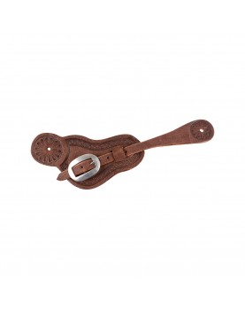BUCKAROO SPUR STRAP Chocolat Martin Saddlery