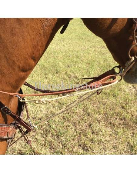 MARTINGALE WITH ROPING REINS BY PHIL HAUGEN MARTIN SADDLERY