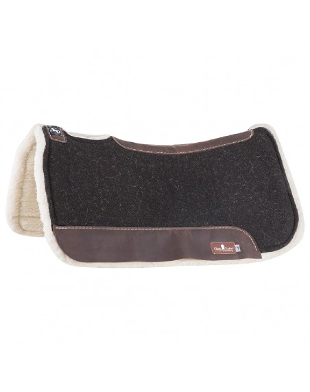 ZONE™ FELT/FLEECE PAD Black Classic Equine