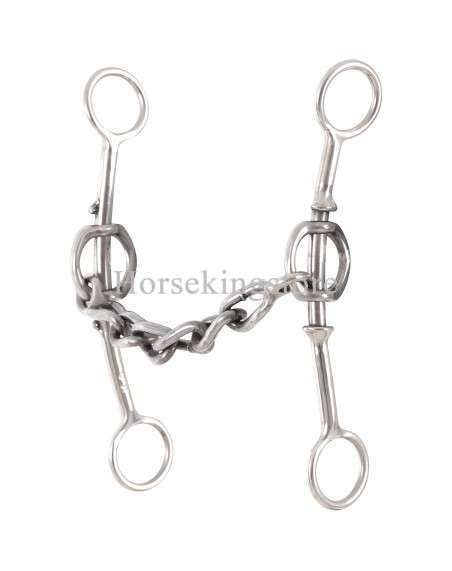 Goostree Short Shank Double Gag Bit Chain