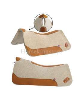 3/4" WOOL FELT CONTOUR SADDLE PAD POOL'S