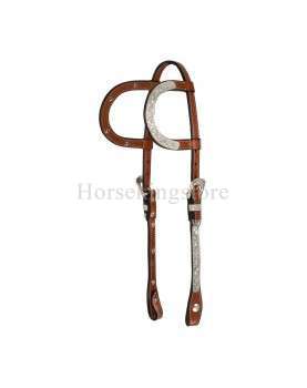 POOL'S TWO EARS HEADSTALL with Silver
