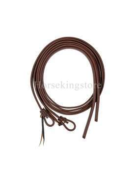 LEATHER OILED BALANCED REINS 1CM POOL'S