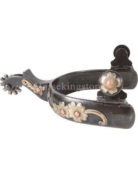 Large Flower Series 1" Band Classic Equine SPUR