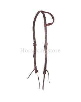 Slip Ear Headstall 5"/8" Doubled & Stitched Martin Saddlery