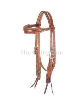 Browband Headstall Rope Border Martin Saddlery