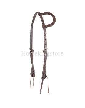CHOCOLATE ROUGHOUT HEADSTALL Martin Saddlery