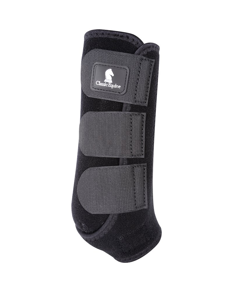 Guêtres ClassicFit antérieures Classic Equine Black Large Guêtres ClassicFit antérieures Classic Equine Black Large