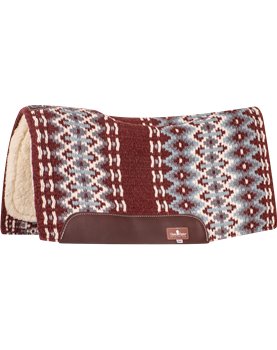 Tapis Sensorflex Contoured avec couverture Classic Equine 86 x 96 cm Burgundy-Blue