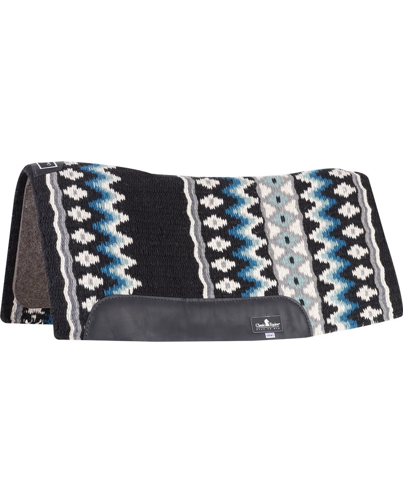 Tapis en feutre avec couverture Classic Equine 1/2 inch 81 x 86 cm Navy-Aqua Tapis en feutre avec couverture Classic Equine 1/2 inch 81 x 86 cm Navy-Aqua