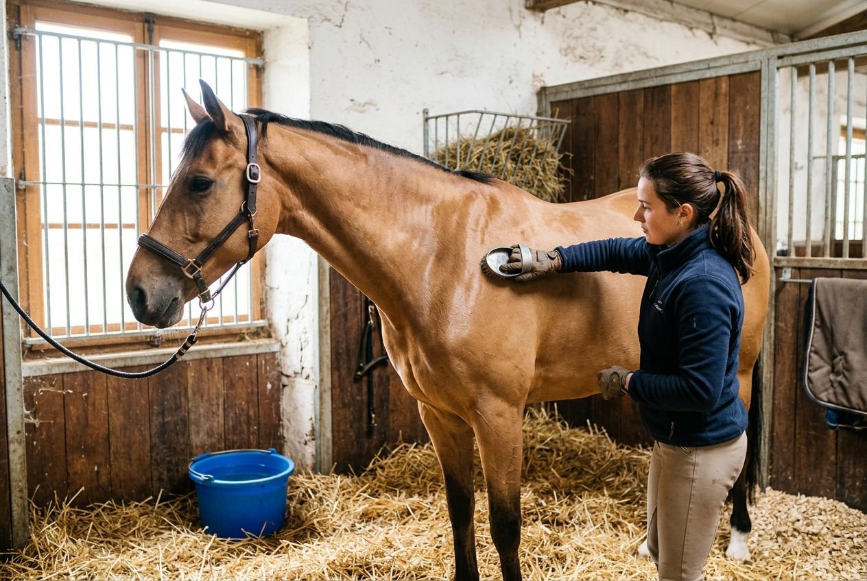 Routine quotidienne d'un cheval : alimentation, exercice et bien-être